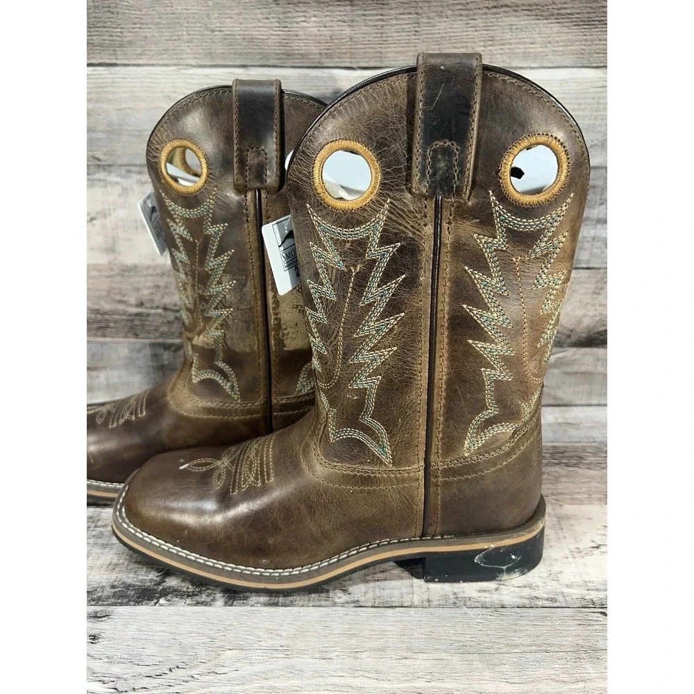 Smoky Mountain Kids Jesse Sq Toe Boots Size‎ 2